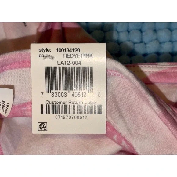Jenni Intimates Women's Low Rise Cheeky Panty Tie Dye Pink, Size L, NWT - Picture 5 of 6
